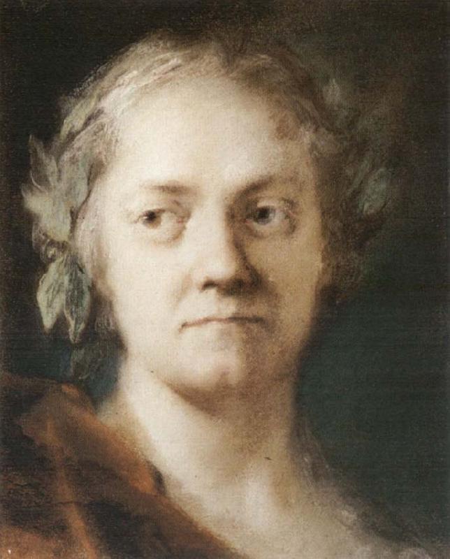 Rosalba carriera Self-Portrait oil painting image